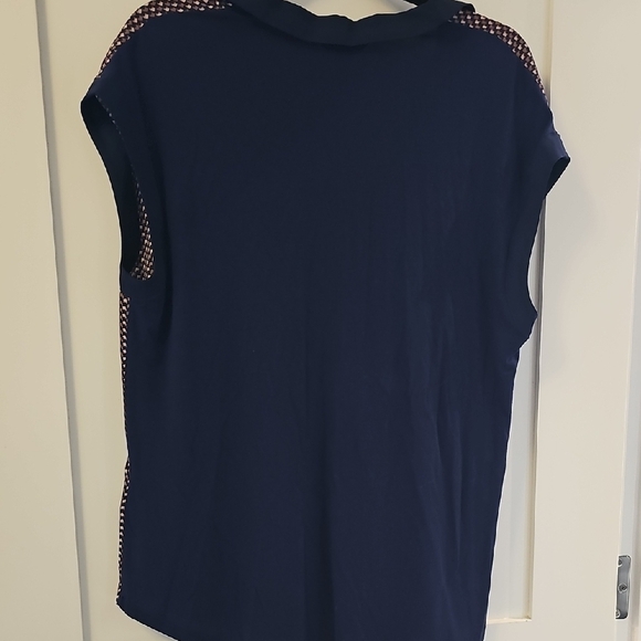 RW & CO Navy and Pink Top Size L - Picture 6 of 6